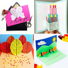 Make another of the same length above it. 20 Easy Diy Pop Up Cards Tutorial For Every Event