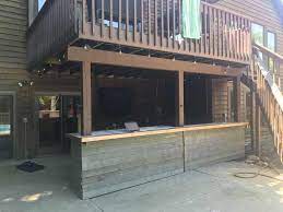 diy outdoor patio bar under deck outdoor patio bar diy patio patio bar