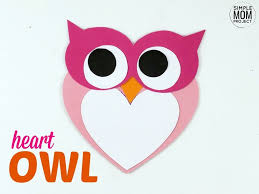 Our large selection of valentine's day supplies will put you in the mood for love on february 14 and every other day of the year. Simple Handmade Valentine S Day Owl Card With Free Printable Templates Simple Mom Project In 2020 Valentine Art Projects Valentine Cards Handmade Owl Card