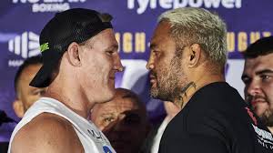 Mark hunt showed he still possesses his famed power, but couldn't find a finish against former rugby former rugby star paul gallen outboxes mark hunt in sydney, then calls out robert whittaker. Paul Gallen V Mark Hunt Fight Fists Fly At Weigh In At Taronga Zoo Daily Telegraph