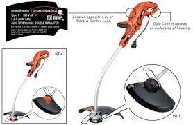 The black and decker 5.5 amp grass hog grass trimmer does not use a battery pack. Recalls Black Decker Gh1000 Grasshog Xp String Trimmer Toolmonger
