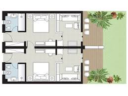 Actual room layout and size may vary from those shown. 2 Bedroom Luxury Bungalow Suites Creta Palace