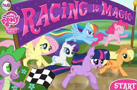 Racing Is Magic The Game Mlp My Little Pony Games Friendship Is Magic My Little Pony Games My Little Pony My Little Pony Friendship