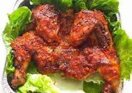 Cabe merah segenggam tangan cabe kecil 5 bawang. Resep Ayam Bakar Oven Utuh Oleh Memey Kitchen Cookpad