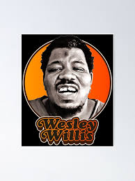 Retro Wesley Willis Tribute Poster