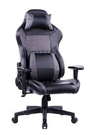 Healgen Gaming Office Chair With Large Lumbar Support Reclining High Back Ergonomic Memory Foam Desk Chair Racing Style Gaming Chair Leather Chair Office Chair