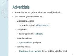 We did not find results for: Adverbs And Adverbials Ppt Download