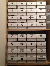 My Organized Mtg Collection Magic The Gathering Cards Trading Card Storage Magic Cards