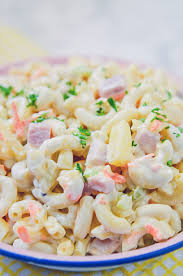 Hawaiian Macaroni Salad Recipe Hawaiian Macaroni Salad Macaroni Salad With Ham Macaroni Salad