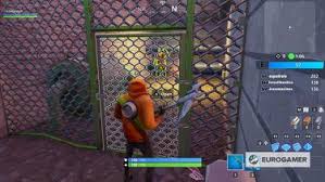 Jonesy is a character in fortnite: Fortnite Jonesy Locations Jonsey Behind A Fence Basketball Court Near Rooftops And Back Of A Truck Locations Eurogamer Net