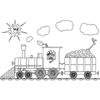 67 images of choo choo train coloring pages. Choo Choo Train Coloring Pages Surfnetkids