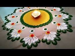 Rangoli Designs Easy Rangoli For Beginners Diwali Rangoli Part 2 By Sangeeta Youtube Rangoli Designs Simple Rangoli Free Hand Rangoli Design