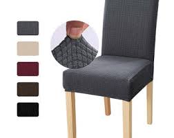 What to consider when choosing dining seat covers Dining Chair Cover Etsy