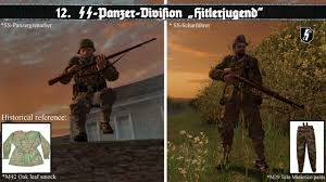 Waffen-SS Panzergrenadiers in Oak Leaf pattern smocks image