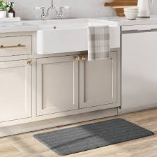 Dexi kitchen rugs and mats cushioned anti fatigue comfort runner mat for floor rug waterproof standing rugs set of 2,18x29+18x59, grey. Gray Kitchen Rugs Mats Target