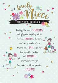 Explore our site for more awesome stuff. Amazon Com Piccadilly Greetings Birthday Card To A Lovely Niece On Your Birthday Sentimental Verse Foil Finish For Her Office Products