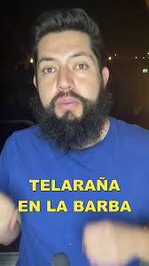 Maquillaje Telaraña Hombre Con Barba