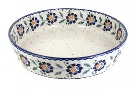 Sold and shipped by blue rose pottery. Blue Rose Polish Pottery Sunflower Pie Plate Kitchen Dining Bar Dinnerware Serving Dishes