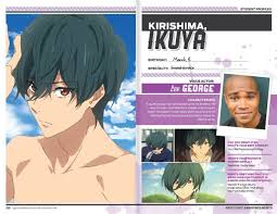 Free Dive To The Future Character Cards Ikuya Kirishima Kirishima Free Iwatobi Swim Club Iwatobi Swim Club