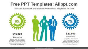 Business People Chart Powerpoint Diagram For Free