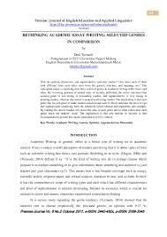 Hypothesis jurnal english writing example. Pdf Premise Journal Of English Education And Applied Linguistics Rethinking Academic Essay Writing Selected Genres In Comparison Dedi Turmudi Academia Edu