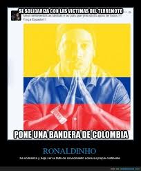Así confirmó la federación colombiana de fútbol el once. Cuanta Razon Ay Ronny Que Creo Que Te Confundes De Bandera