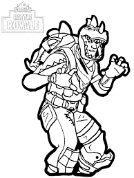 64626661 Rust Lord Fortnite Battle Royale Coloring Sheet