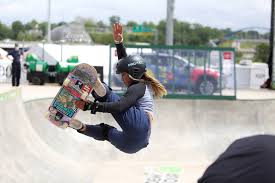 At the age of 10, brown became a professional athlete, making her the youngest professional skateboarder in the world. Skateboarder Sky Brown To Become Britain S Youngest Summer Olympian The Japan Times