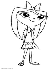 Isabella has been used throughout history and is the name of many european queens and was also by shakespeare. Phineas And Ferb Coloring Pages Free Printable Pictures