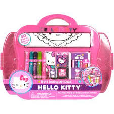 Hello Kitty 5 In 1 Rolling Art Desk Art Desk Hello Kitty Kitty