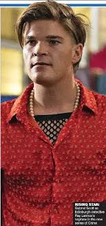 A chip off the old Scott! Dougray's doppelganger son joins him