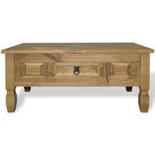 Das holz von gartenmöbeln wird lasiert oder lackiert. Vidaxl Couchtisch Im Mexiko Stil Kiefer 100 Kaufland De