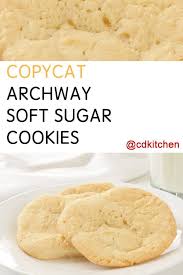 Copycat Archway Soft Sugar Cookies Made With Sugar Butter Eggs Vanilla Extract Milk Flour Baking Sod Soft Sugar Soft Sugar Cookies Sugar Cookies Recipe