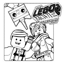 Kleurplaten en zo kleurplaten van lego technics. Leuk Voor Kids Lucy Wyldstyle Emmet En Unikitty In Lego Movie 2