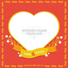Salah satu foto terbaik aplikasi kolase dapat anda temukan di app store! Free Vector Wedding Frame Template
