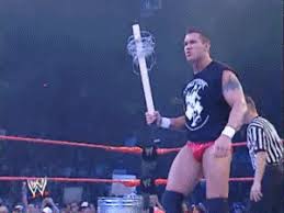 Promotional poster featuring chris benoit. Donde Esta El Bloggero 33 1 2 Pg Attitude Randy Orton Vs Cactus Jack In A No