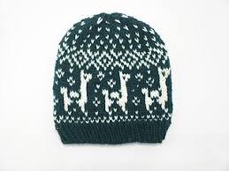 llama knit hat pattern by holly g hats