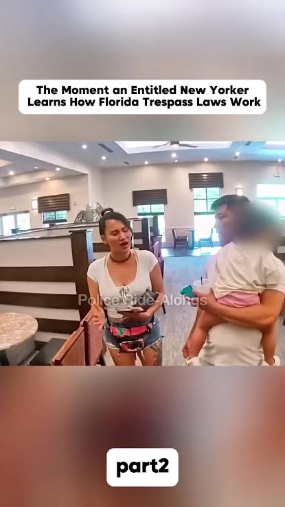 The Moment an Entitled New Yorker Learns How Florida Trespass Laws Wor... |  cops | TikTok