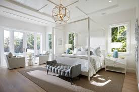 4 corner post bed canopy bedroom canopy curtains with 4 pieces tassel hanging pendants for king size bed and large queen size bed (black) 4.1 out of 5 stars 153. White And Gray Canopy Bed With Gray Shams Transitional Bedroom