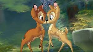 Bambi Faline Bambi Ii 2006 First Kiss Bambi Disney Cartoon Wallpaper Bambi
