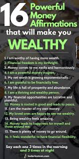 These Affirmations Will Destroy Your Mental Blockages For Money And Make You Wealthy In The Process Money In 2020 Money Affirmations Affirmations Wealth Affirmations