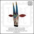 Wooden Handpainted Cow Face