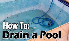 Replace drain cap on outside of pool. How To Drain A Swimming Pool Intheswim Pool Blog