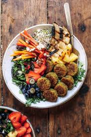 Whole30 Vegan Sweet Potato Falafel Bowl Paleo Gluten Free Eats Recipe Easy Paleo Dinner Recipes Vegan Sweet Potato Paleo Recipes Dinner