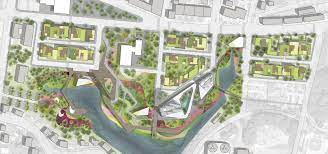 Cobble hill contemporary rooftop design. Melk Echo Bay Landscape Architecture Design Masterplan Architecture Landscape Architecture