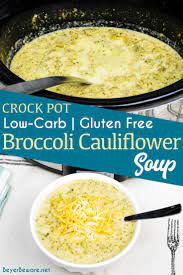 Low Carb Broccoli Cauliflower Cheese Soup Broccoli Cauliflower Soup Cauliflower Soup Low Carb Soup
