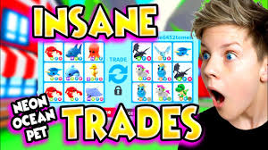 Oct 13, 2020 · mega neons glow vividly in one of the rainbow colors and change the effects every one or two seconds. Insane Neon And Mega Neon Ocean Pet Trading In Adopt Me Prezley Viral Trends