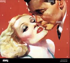 ANGEL Affiche pour 1937 film Paramount avec Marlene Dietrich et Herbert  Marshall Photo Stock