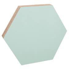 Our large magnetic notice boards / metal wall art panels are made from high quality 1.2mm sheet steel to be long lasting and durable. Kotonadesign Noteboard Large Hexagon Mint Finnish Design Shop