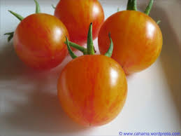 Suppen und soßen verleiht sie zusammen mit süßerem tomaten den nötigen kick im aroma, durch. Tomate Cherrytomate Sunrise Bumblebee Unsere Garten